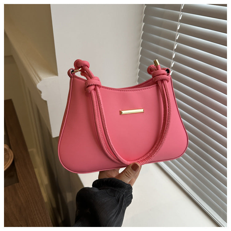 Women's High-End Small Square Armpit Handbag – Elegant Designer Shoulder Purse
