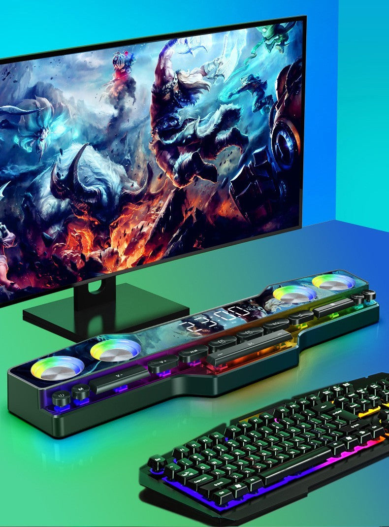 Bluetooth Speaker for Gaming – Desktop Esports Computer Stereo Sound System for Home Entertainment