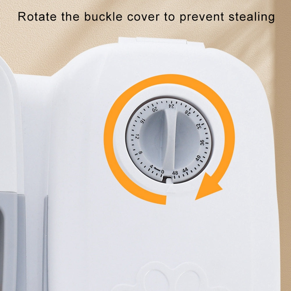 Premium Smart Pet Feeder - Automatic Timer Food Dispenser with Stainless Steel Bowl for Healthy Feeding