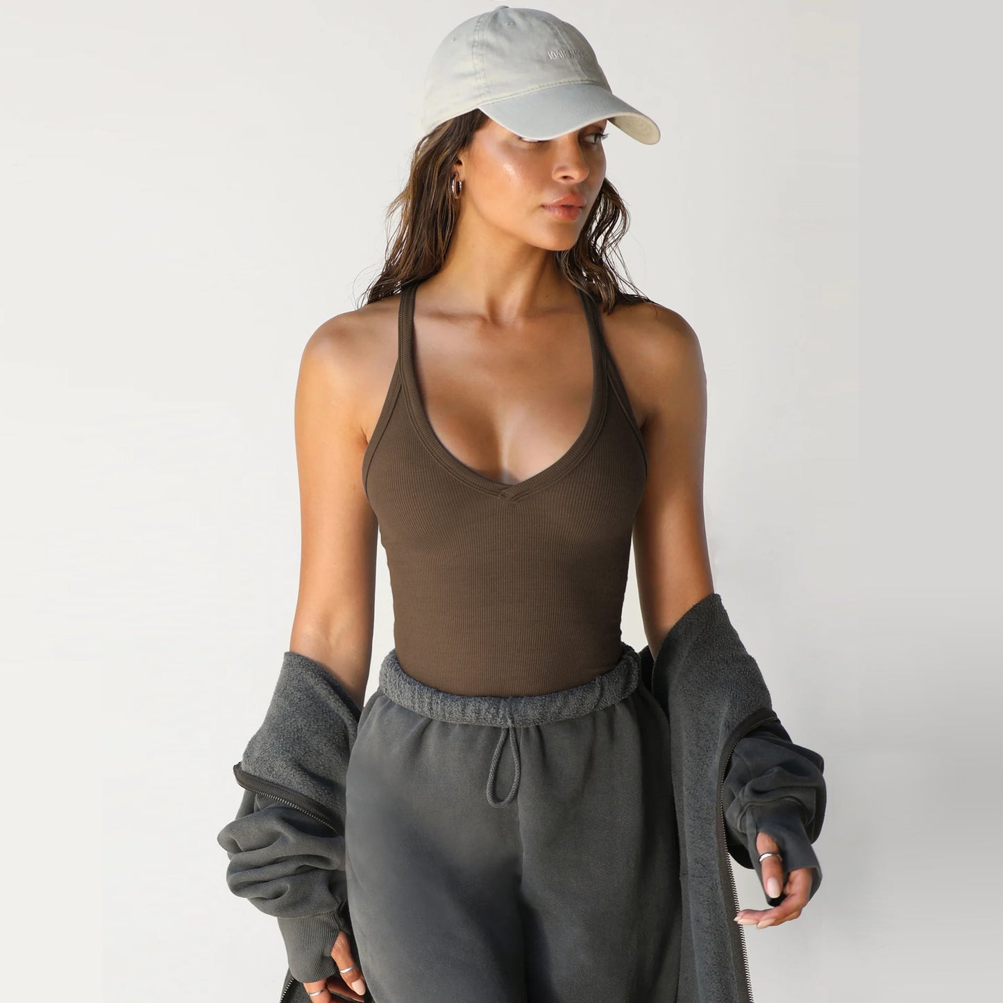 Women's Spring Knitted Vest – Sexy Slim Fit Sleeveless Top for Casual Style