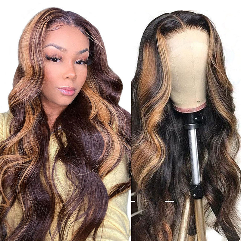 Women's Long Curly Fashion Wig – Chemical Fiber with Rose Net for Natural Look
