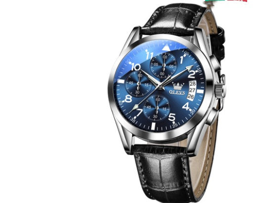 Luxury Men's Waterproof Luminous Quartz Watch - Stylish and Durable Wristwatch for Men