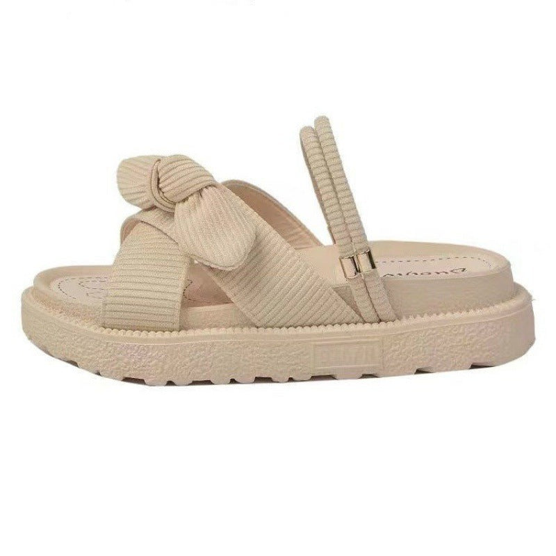Versatile Women's Two-Wear Flat Platform Sandals – Comfortable Summer Footwear for Every Occasion