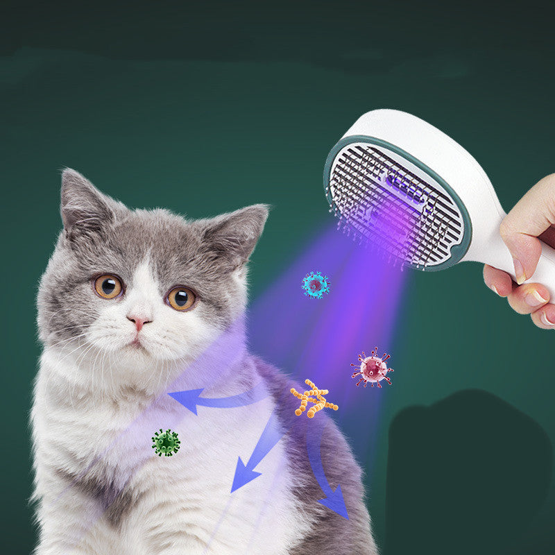 Premium Self-Cleaning Pet Brush - Advanced Grooming Tool for Healthy Cat & Dog Fur