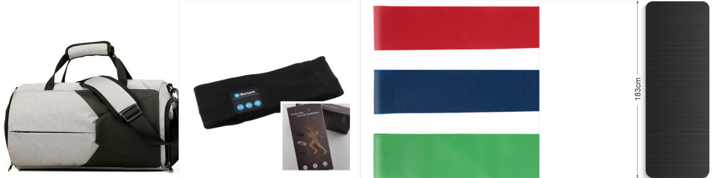 Wireless Bluetooth Headband – Outdoor Fitness & Yoga Headband with Hands-Free Audio for Exercise & Sports