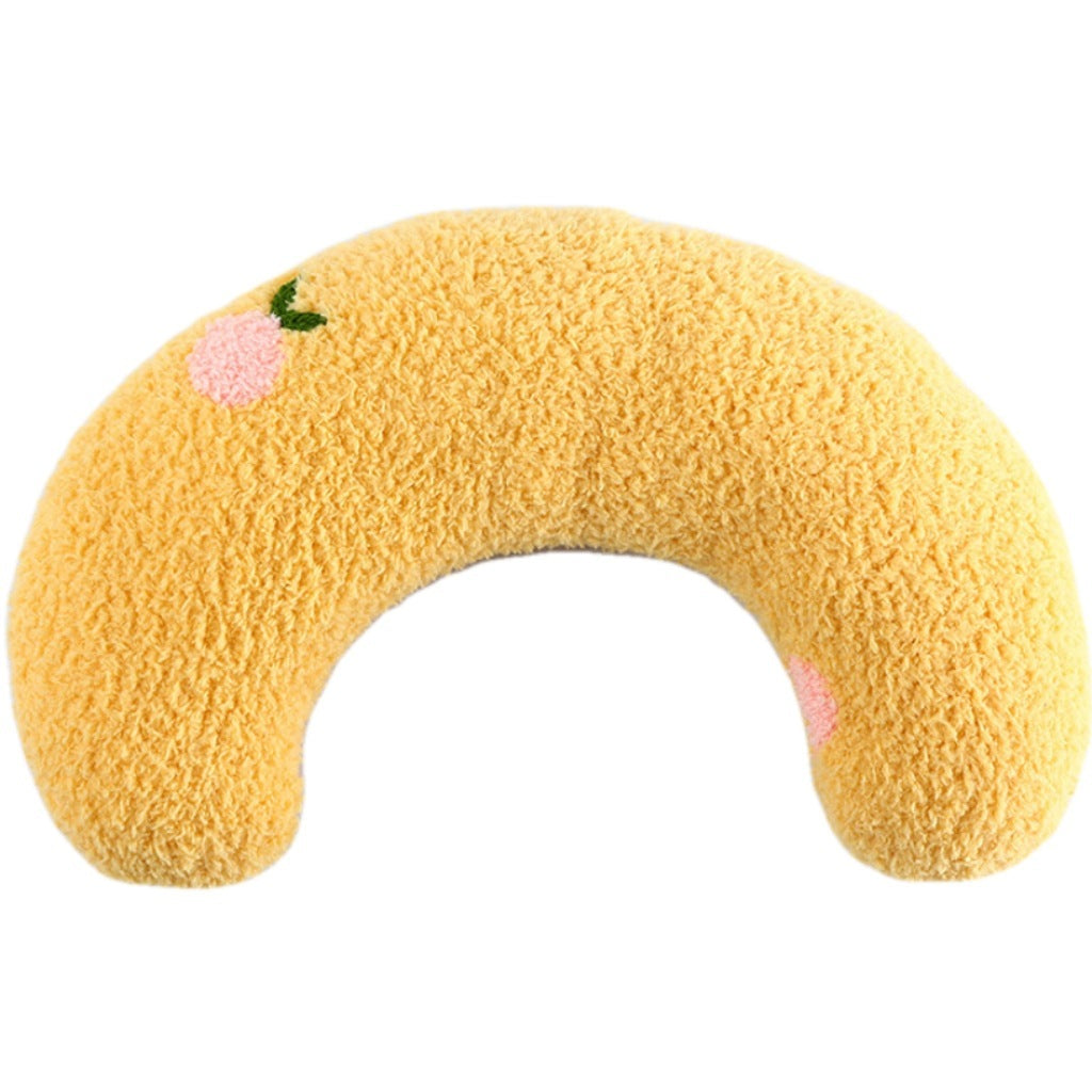 Premium U-Shaped Pet Neck Pillow - Ergonomic Sleep Support for Cats & Small Dogs