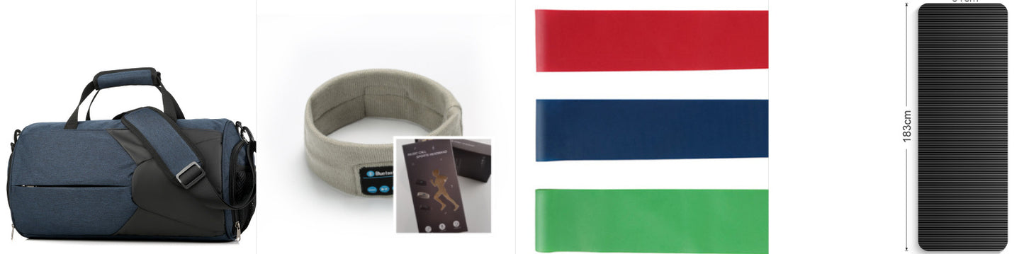 Wireless Bluetooth Headband – Outdoor Fitness & Yoga Headband with Hands-Free Audio for Exercise & Sports