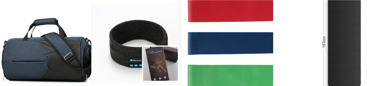 Wireless Bluetooth Headband – Outdoor Fitness & Yoga Headband with Hands-Free Audio for Exercise & Sports