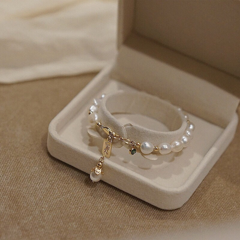 Natural Pearl Bracelet - Ins Fashion Luxury Jewelry for Elegant Style