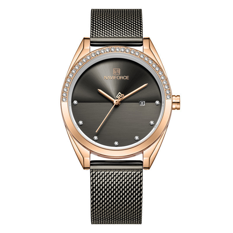 Women's Waterproof Calendar Watch - Quartz Movement