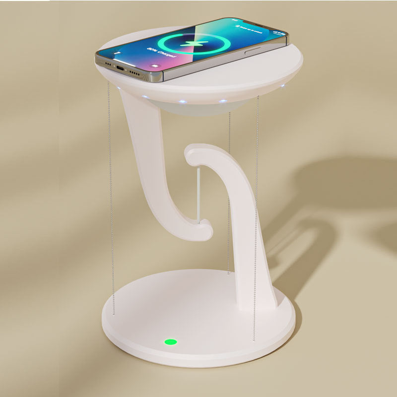 Creative Smart Wireless Phone Charger Suspension Lamp – LED Light with Wireless Charging for Phones, Modern Home Décor