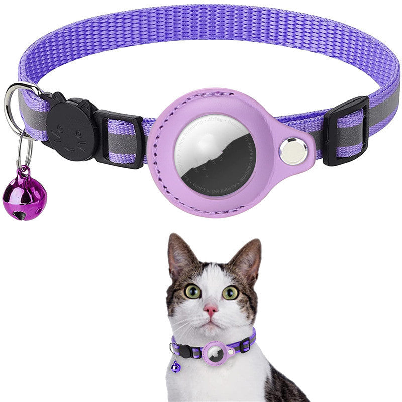Premium AirTag Pet Collar - Waterproof Reflective Safety Collar with Secure Tracking Case