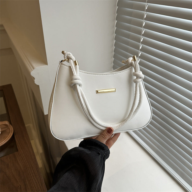 Women's High-End Small Square Armpit Handbag – Elegant Designer Shoulder Purse