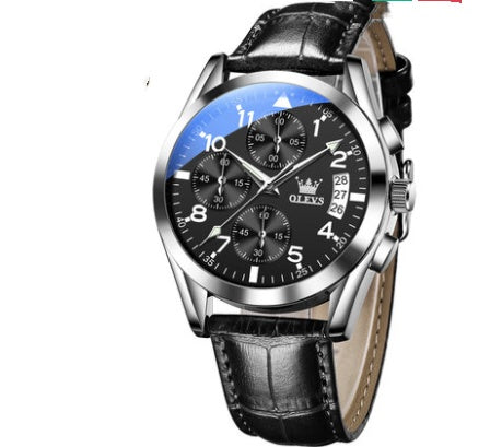 Luxury Men's Waterproof Luminous Quartz Watch - Stylish and Durable Wristwatch for Men