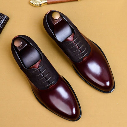 Vintage British Business Formal Leather Shoes for Men – Classic Stylish Dress Shoes