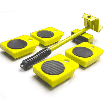 Professional Furniture Moving System - Heavy-Duty Lifter Tool Set with Roller Wheels for Effortless Relocation