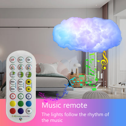 Premium Smart Cloud Light - 3D RGBIC Music Sync with App Control | Transform Any Room Into a Sky