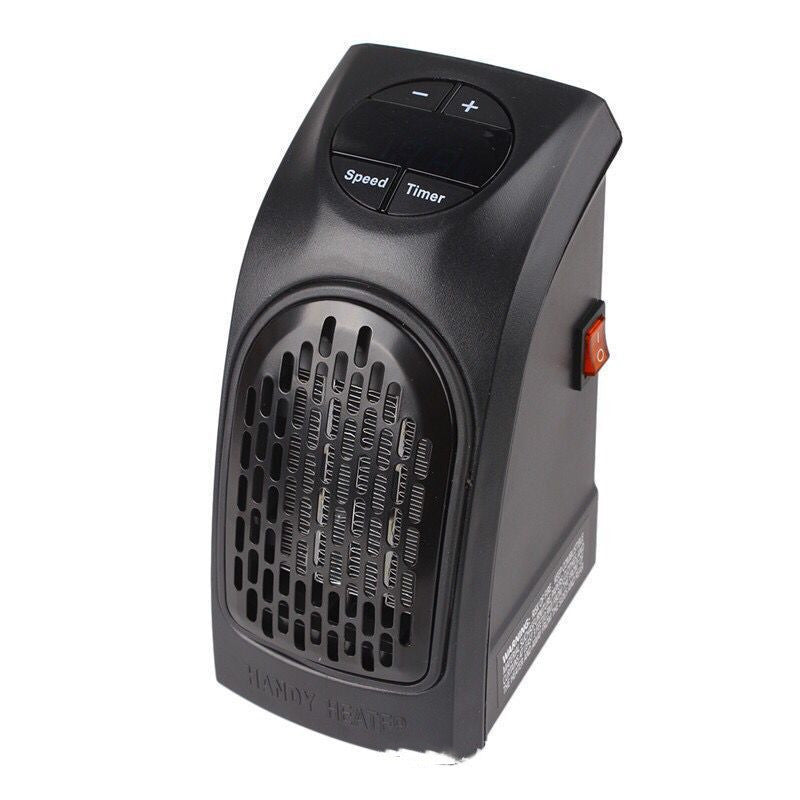 Compact PTC Ceramic Space Heater - Portable Electric Room Warmer with Timer & Adjustable Temperature