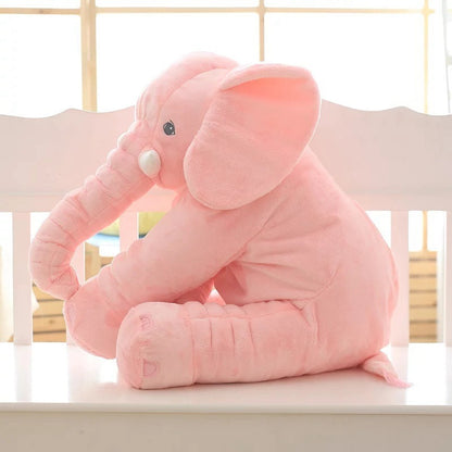 Premium Elephant Sleep Companion - Ultra-Soft Plush Baby Pillow for Peaceful Bedtime & Comfort