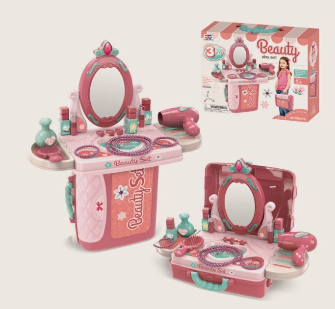 Kids Doctor & Makeup Toy Set – Interactive Dresser Tools for Pretend Play & Imaginative Fun