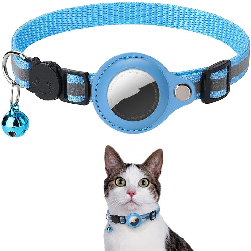 Premium AirTag Pet Collar - Waterproof Reflective Safety Collar with Secure Tracking Case
