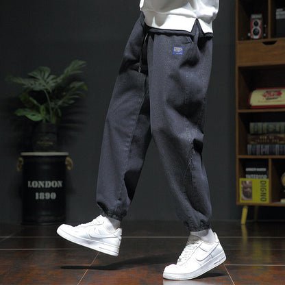 Summer Oversized Loose Fit Jeans for Men – Casual Baggy Denim Trousers