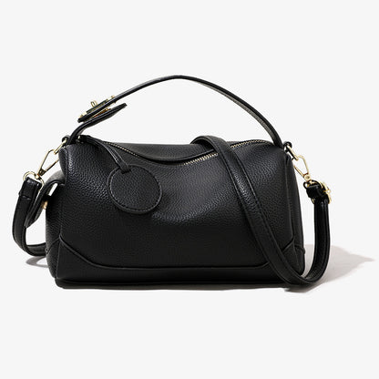 Women's Soft Leather Crossbody Pillow Bag – Large Capacity Portable Shoulder Handbag