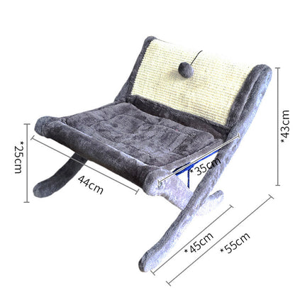 Luxury Cat Sunbathing Sofa - Premium Comfort Lounger for Ultimate Relaxation & Window Perching