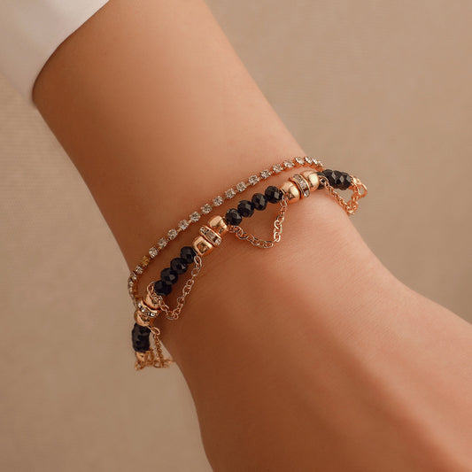 Beaded Tassel Bracelet - Ethnic Style