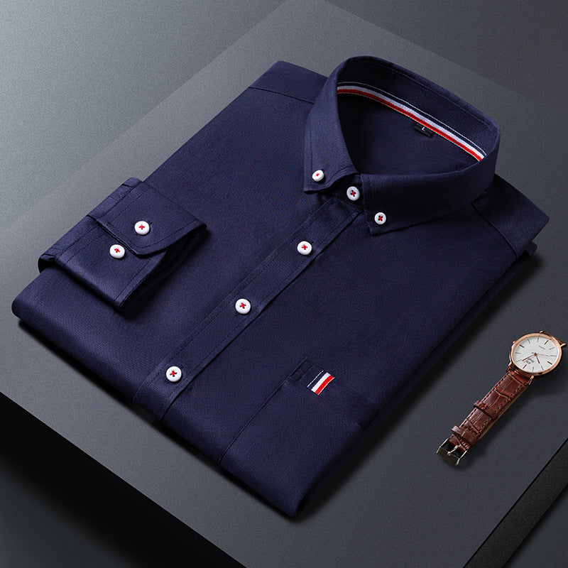 Stylish Men's Casual Shirt – Fashionable Business Dress Shirt for Men