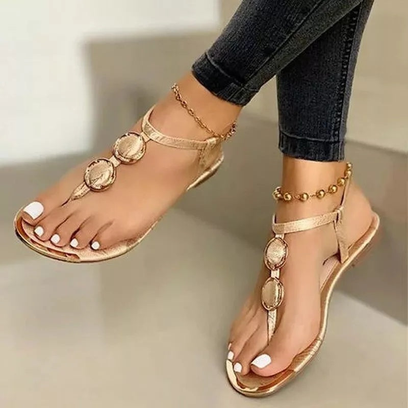 Women's Flat Sandals – Comfortable Summer Beach Shoes for Casual and Outdoor Wear