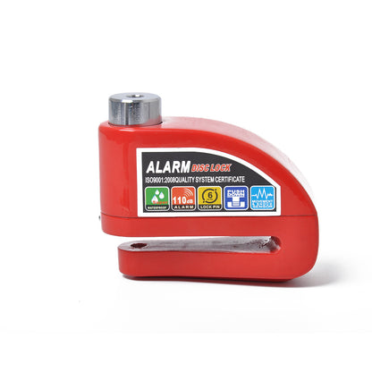 Premium Motorcycle Disc Brake Lock - Heavy-Duty Anti-Theft Security System with Alarm Protection