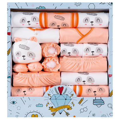 Baby Clothes Cotton Newborn Gift Box Set – Soft Cotton Baby Outfit Set, Perfect Newborn Gift, Baby Essentials Clothing Set for Newborn Boys & Girls