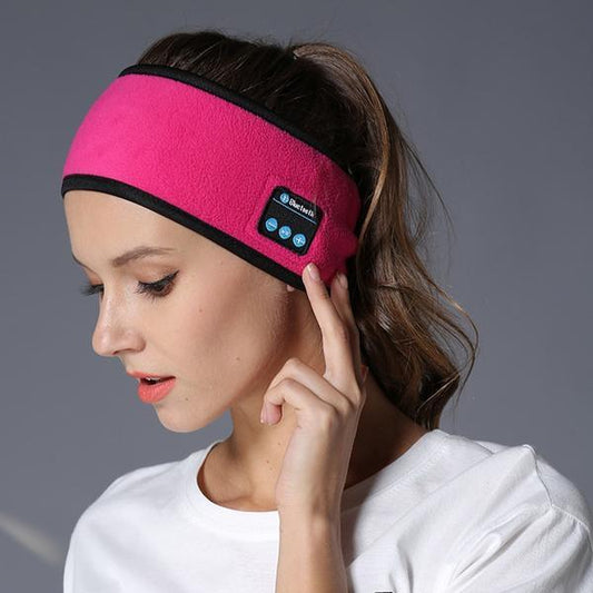 Wireless Bluetooth Headband – Outdoor Fitness & Yoga Headband with Hands-Free Audio for Exercise & Sports