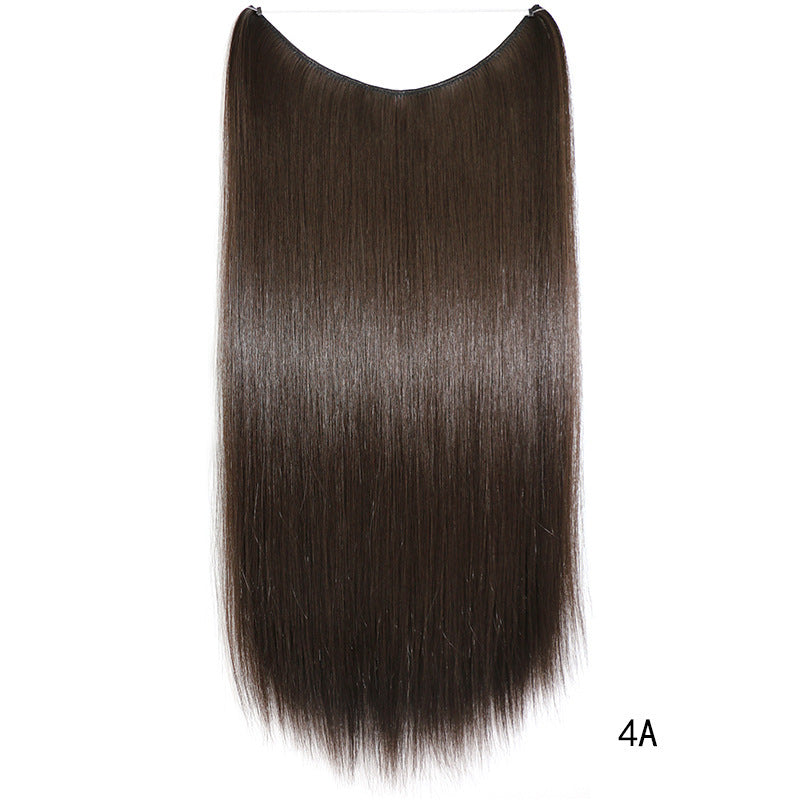 Premium 22-Inch Invisible Wire Hair Extensions - Silky Straight Synthetic Hairpieces | 13 Styles