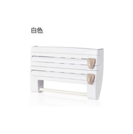 Premium 4-in-1 Kitchen Roll Dispenser - Wall Mount Organizer for Foil, Cling Film & Paper Towels | Space-Saving Solution