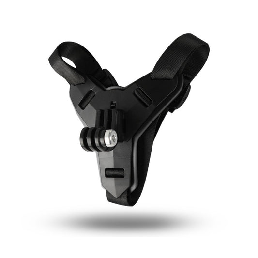 Universal Action Camera Helmet Mount - Professional Motorcycle & Bike Chin Bracket for GoPro Hero & DJI