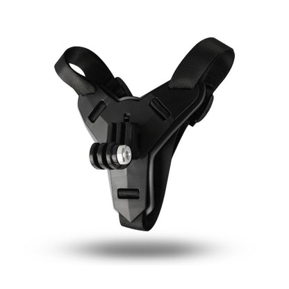 Universal Action Camera Helmet Mount - Professional Motorcycle & Bike Chin Bracket for GoPro Hero & DJI
