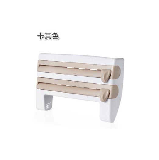 Premium 4-in-1 Kitchen Roll Dispenser - Wall Mount Organizer for Foil, Cling Film & Paper Towels | Space-Saving Solution
