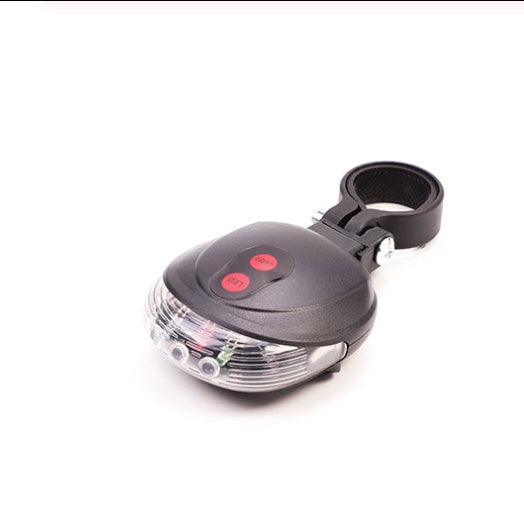 Premium LED Bicycle Tail Light - 5 LED + 2 Laser Safety System for Maximum Visibility & Accident Prevention