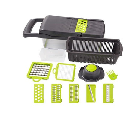 Professional 12-in-1 Vegetable Cutter & Mandoline Slicer | Restaurant-Quality Kitchen Tool