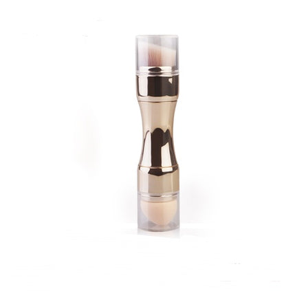 Professional 4-in-1 Makeup Brush Set – Ultra-Portable Beauty Tool for Flawless Application Anywhere