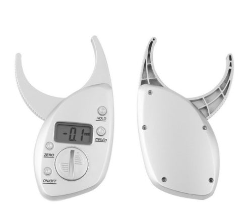 Digital Body Fat Caliper with LCD Display – Skinfold Analyzer, Slimming Tape Measure, Anti-Slip Handle for Weight Loss Monitoring
