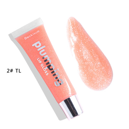 Luxury Wet Cherry Plumping Lip Gloss – Volumizing Formula with Vitamin E for Fuller, Glossy Lips