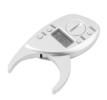 Digital Body Fat Caliper with LCD Display – Skinfold Analyzer, Slimming Tape Measure, Anti-Slip Handle for Weight Loss Monitoring