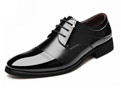 New Spring Men's Business Dress Shoes – Fashionable Lace-Up Formal Shoes for Office & Events