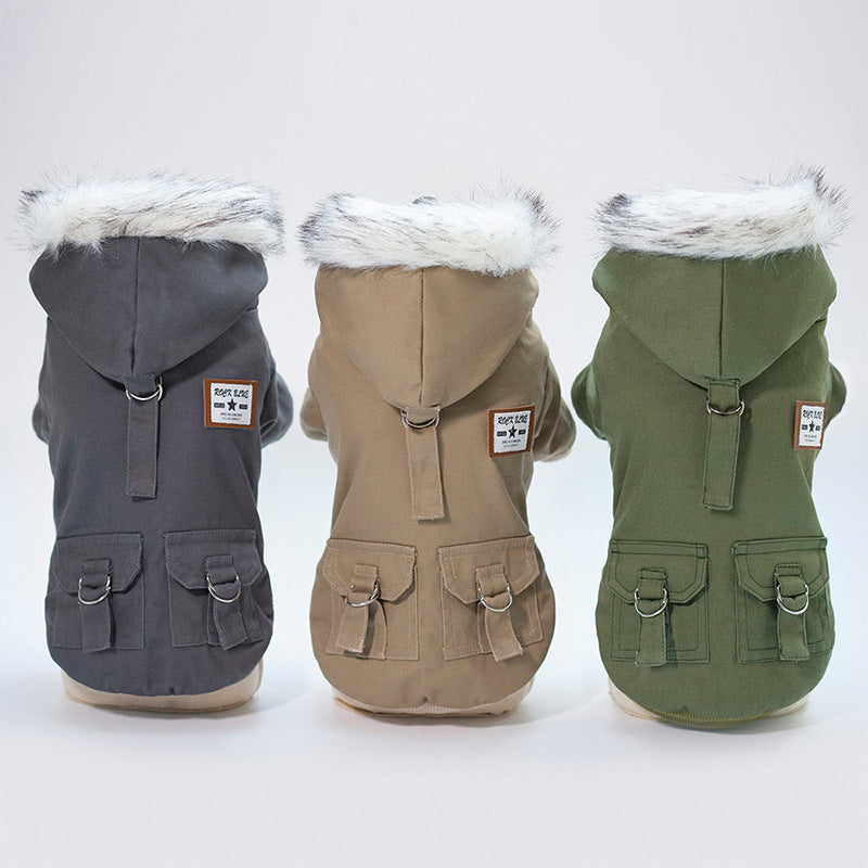 Premium Hooded Dog Winter Coat - Warm Weather Protection for Small & Medium Dogs