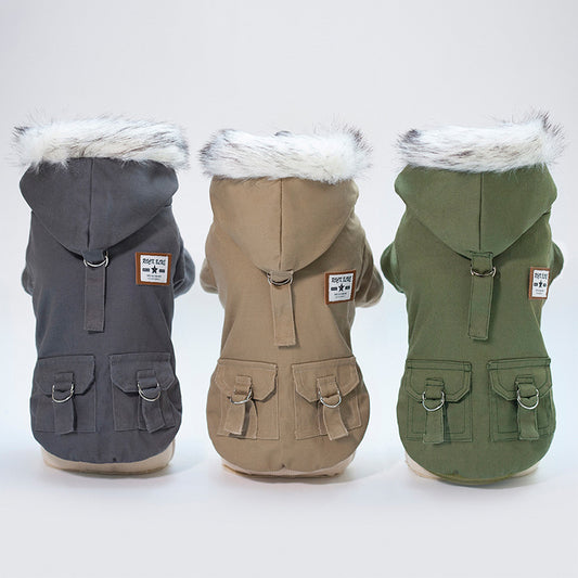 Premium Hooded Dog Winter Coat - Warm Weather Protection for Small & Medium Dogs