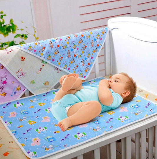 Waterproof & Breathable Baby Leakproof Pad – Reusable Crib and Bed Protector Mat