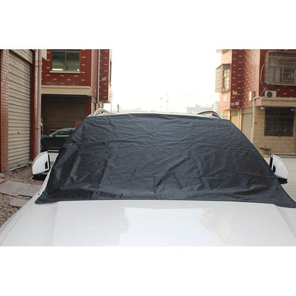 Premium Magnetic Windshield Cover - All-Season Car Protection with Easy-Attach Sunshade & Snow Shield
